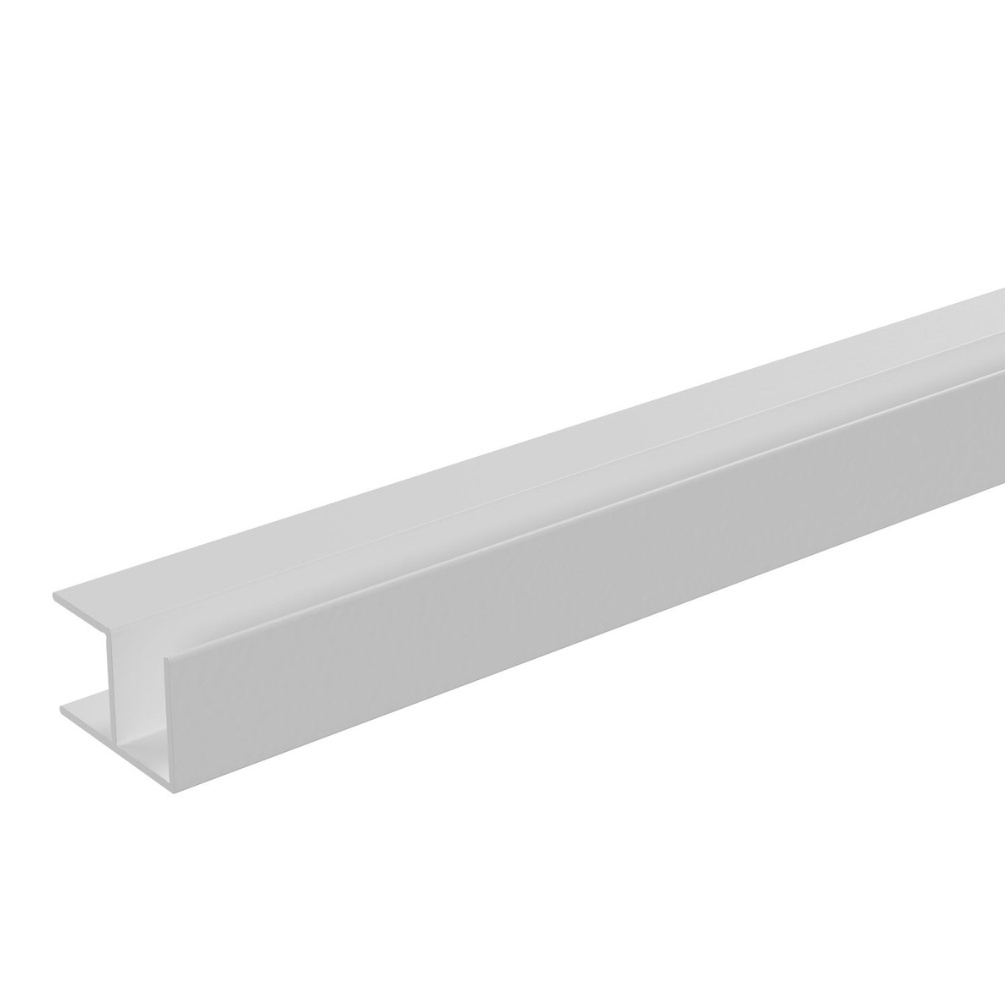 Cut out image of the Showerwall Laminate White External Corner Trim  - EC3